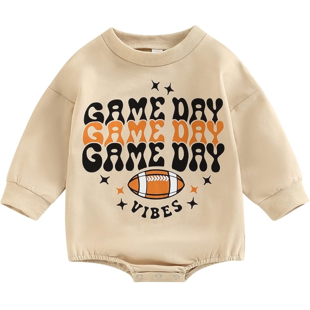 GAME DAY oversized onesie